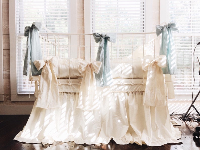 ruffle crib bumper