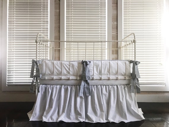 neutral crib skirt