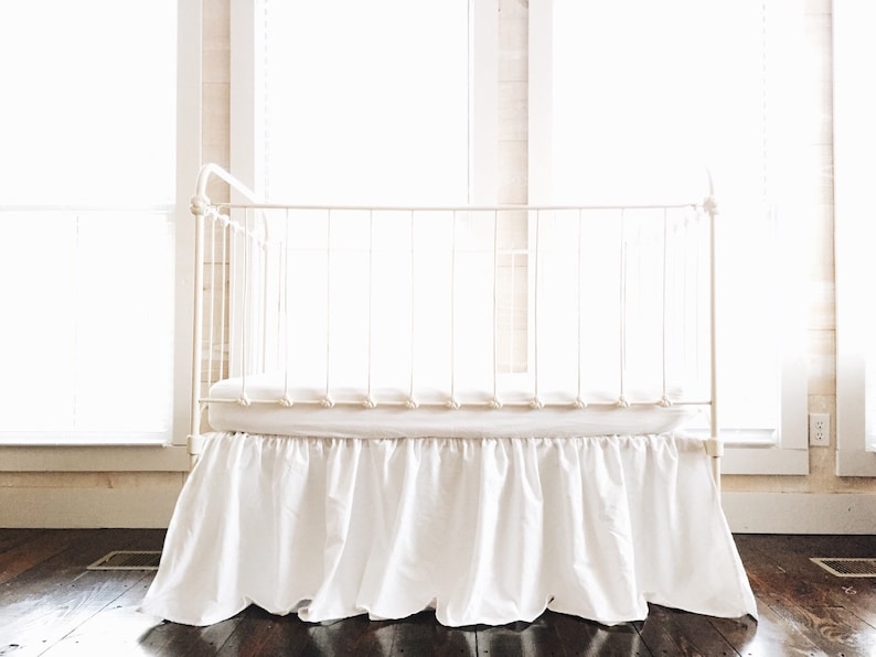 etsy crib skirt