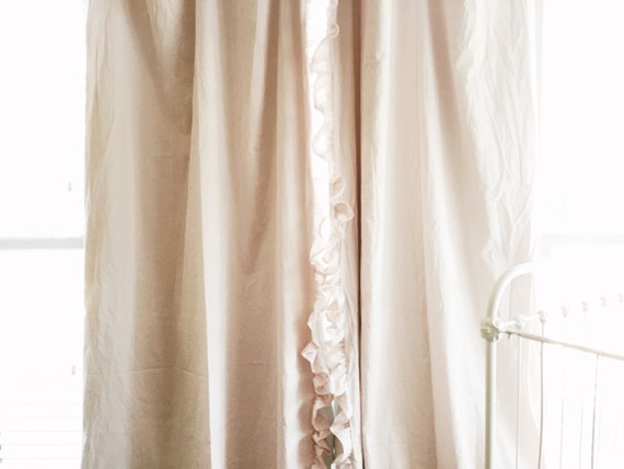 Pink Ruffle Crib Skirt Pink Ruffle Curtains Blackout Curtain Etsy