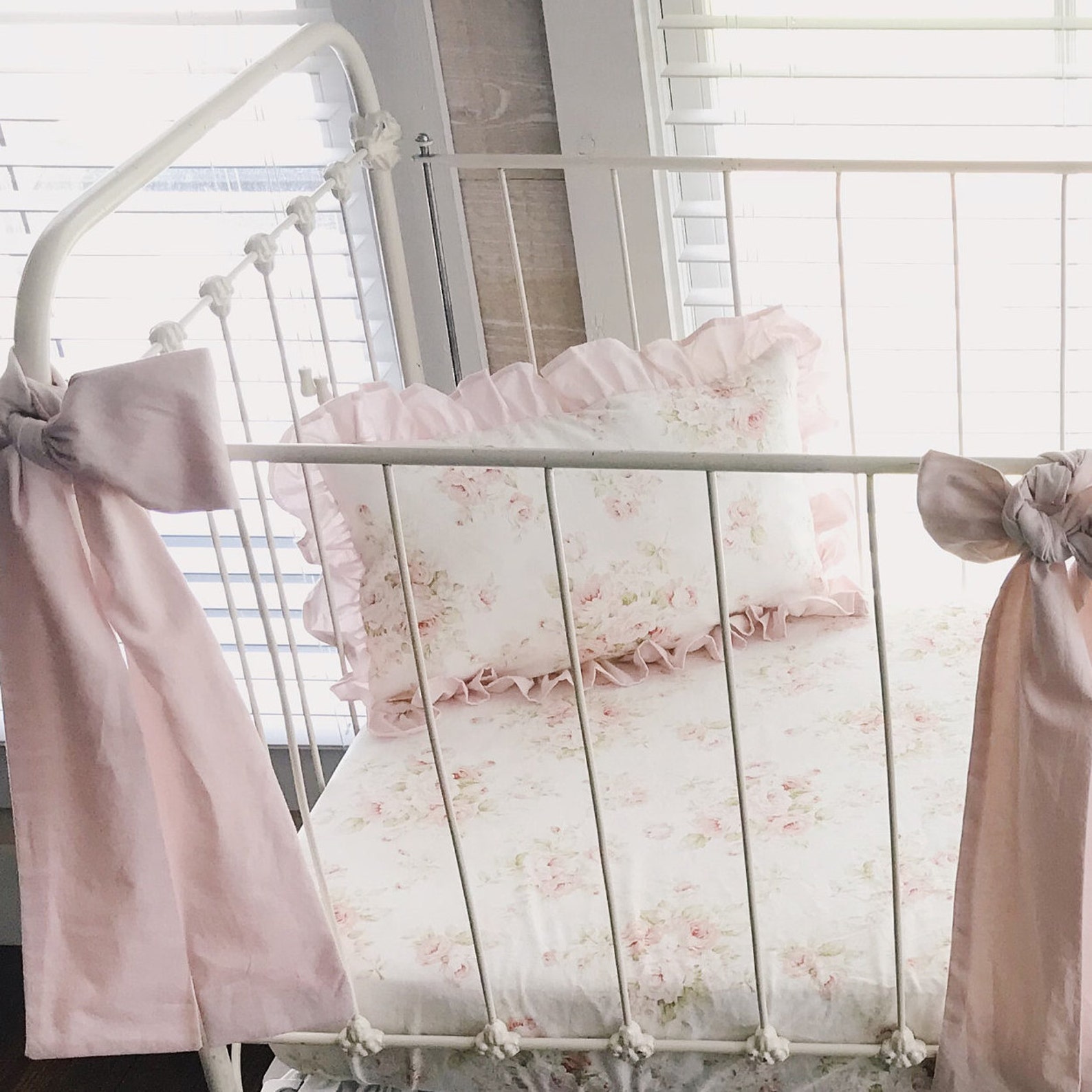 Floral Crib Pillow Toddler Pillow Floral Baby Bedding Crib Etsy.de