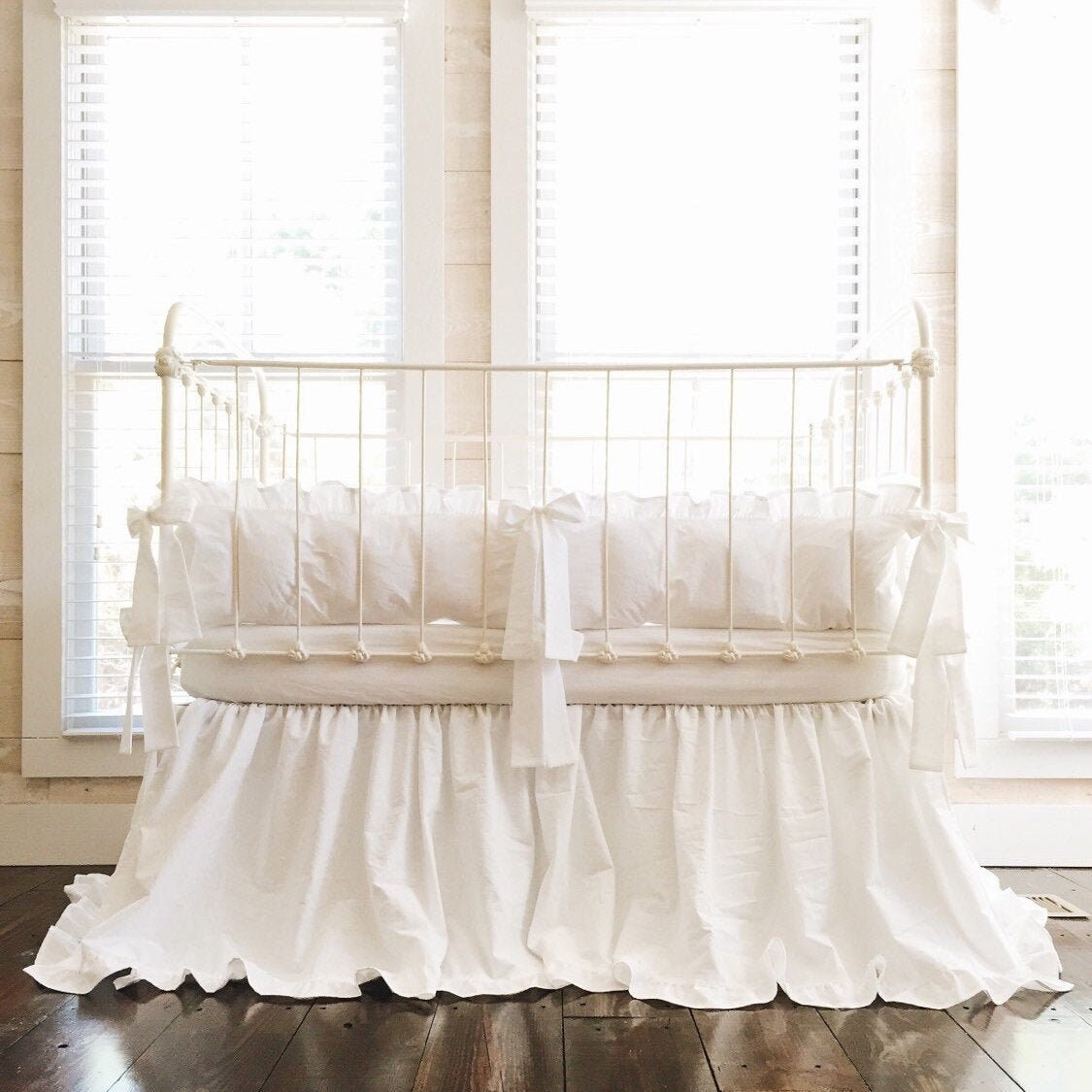 ruffle crib bedding set