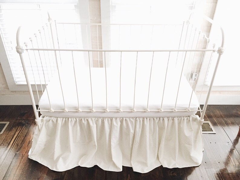 Porcelain Farmhouse Crib Skirt for Baby Boy or Baby Girl Baby Etsy