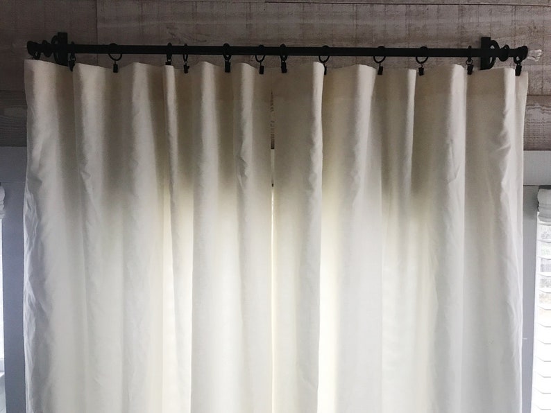 Farmhouse Curtains Solid Lined Curtains Curtain Panels Farmhouse Nursery Decor Farmhouse Home Decor Ivory Curtains Nursery Curtains
