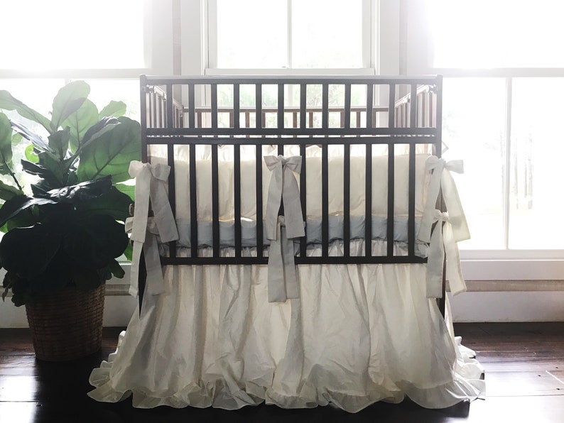 portable crib bedding sets for boy