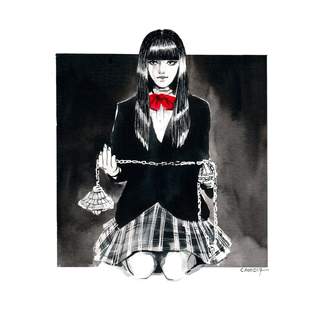 Gogo Yubari, the Deadly Schoolgirl - Indian Ink by C100D17 Original ...