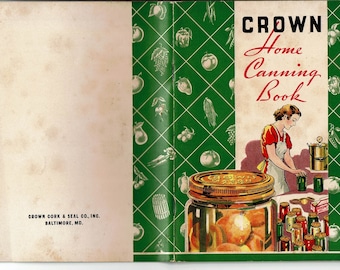 1930s canning booklet INSTANT DOWNLOAD vintage recipe cookbook