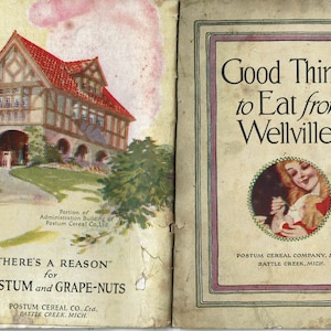 1910s postum cookbooklet vintage recipes grape nuts DIGITAL DOWNLOAD