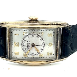Gruen Verithin 10K R.G.F. Doctor's Medical Manual Wind Wrist Watch