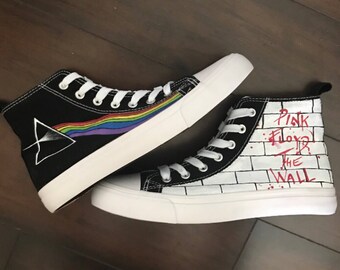 pink floyd converse shoes