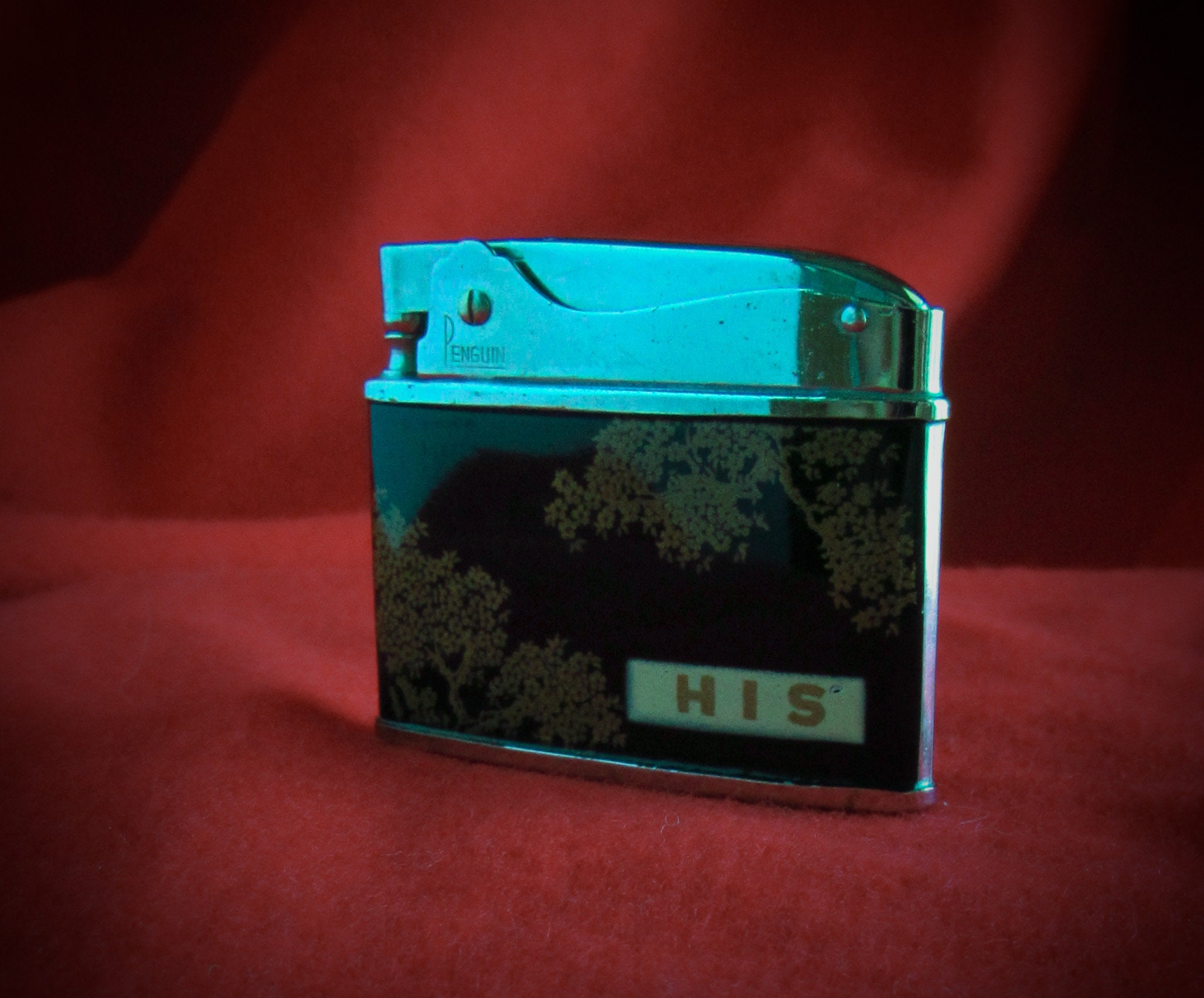 VINTAGE JAPANESE LIGHTER Penguin Superlative Automatic - Etsy