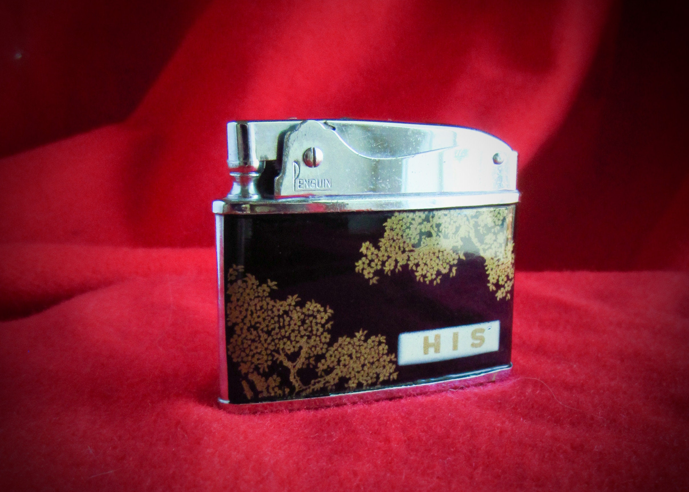 VINTAGE JAPANESE LIGHTER Penguin Superlative Automatic Etsy