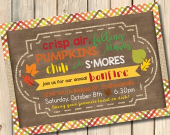 Fall Gathering Invitation