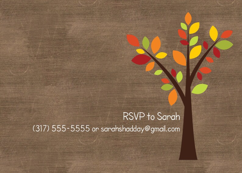 Fall Gathering Invitation