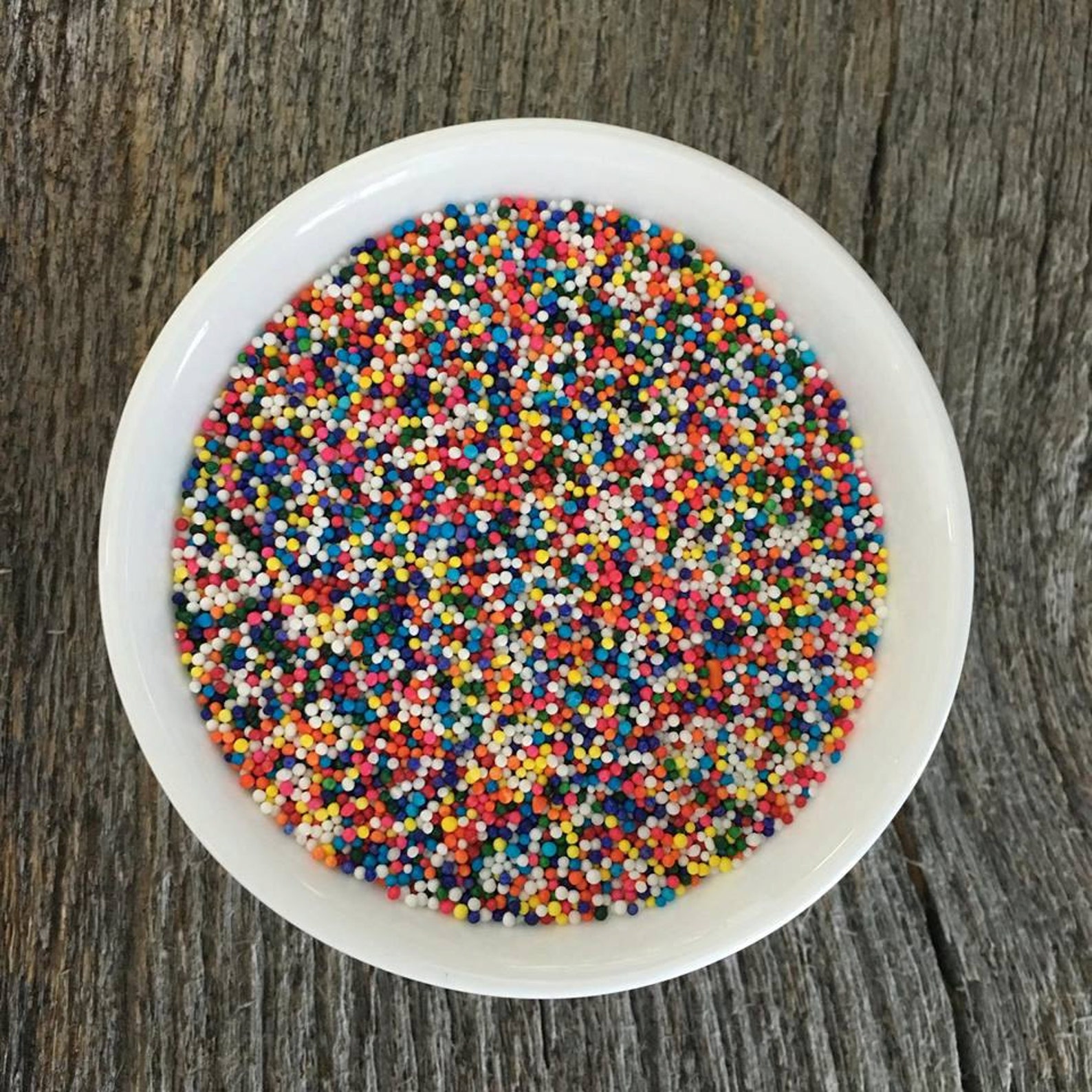 Nonpareils Sprinkles 2 Oz 4 Oz 6 Oz Rainbow Beads Gluten Etsy