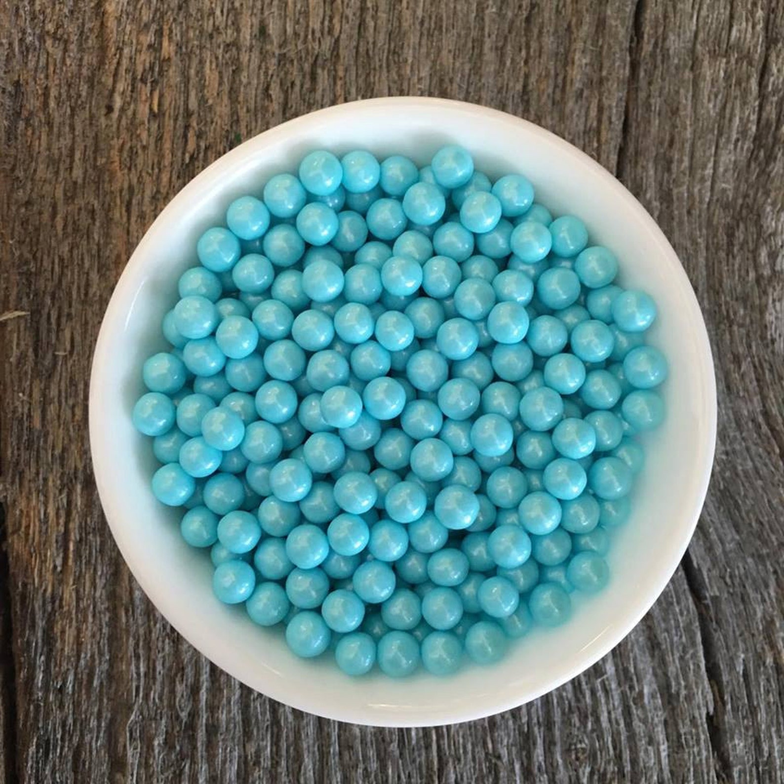 Sugar Pearls Beads 7 Mm Blue 2 Oz 4 Oz 6 Oz Rainbow Beads Etsy