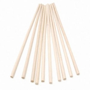 24 Pine Wooden Dowel Rods 7/8 X 24 Multiple Quantities Unfinished Wood  Sticks Crafts. 