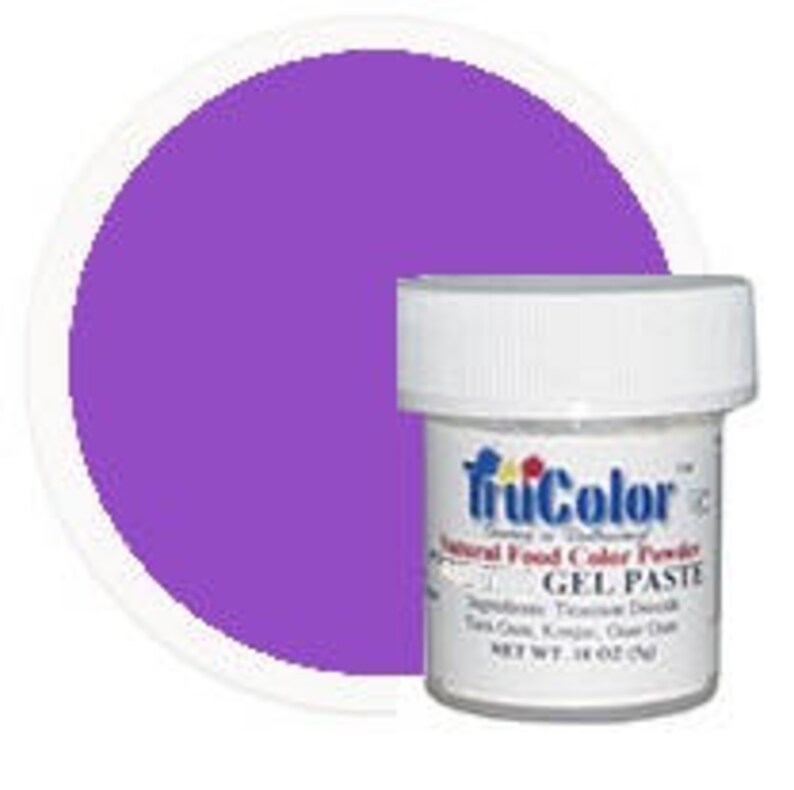 TruColor NATURAL Purple Food Color Powder 0.32 oz 9 grams Etsy