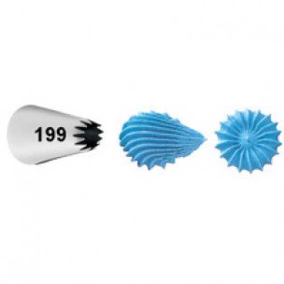 Decorating Tip 199 Stainless Steel Open Star Cake Piping Royal