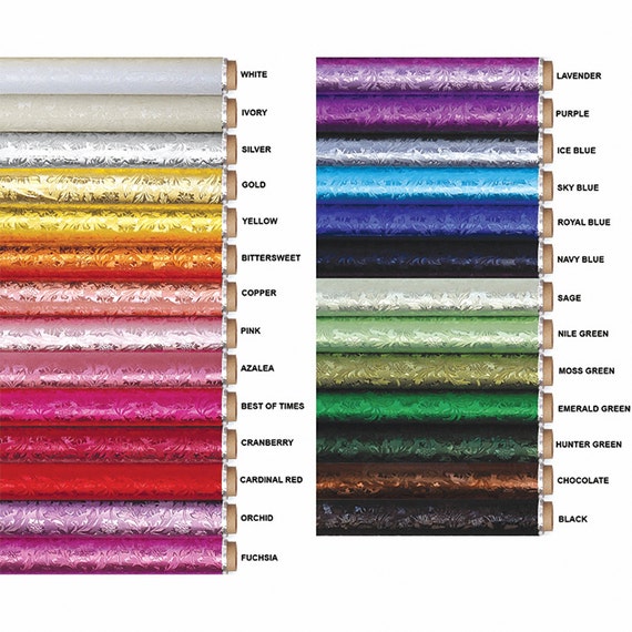 Guardsman Poly Embossed Foil Choose color Cake Drum / Florist Etsy