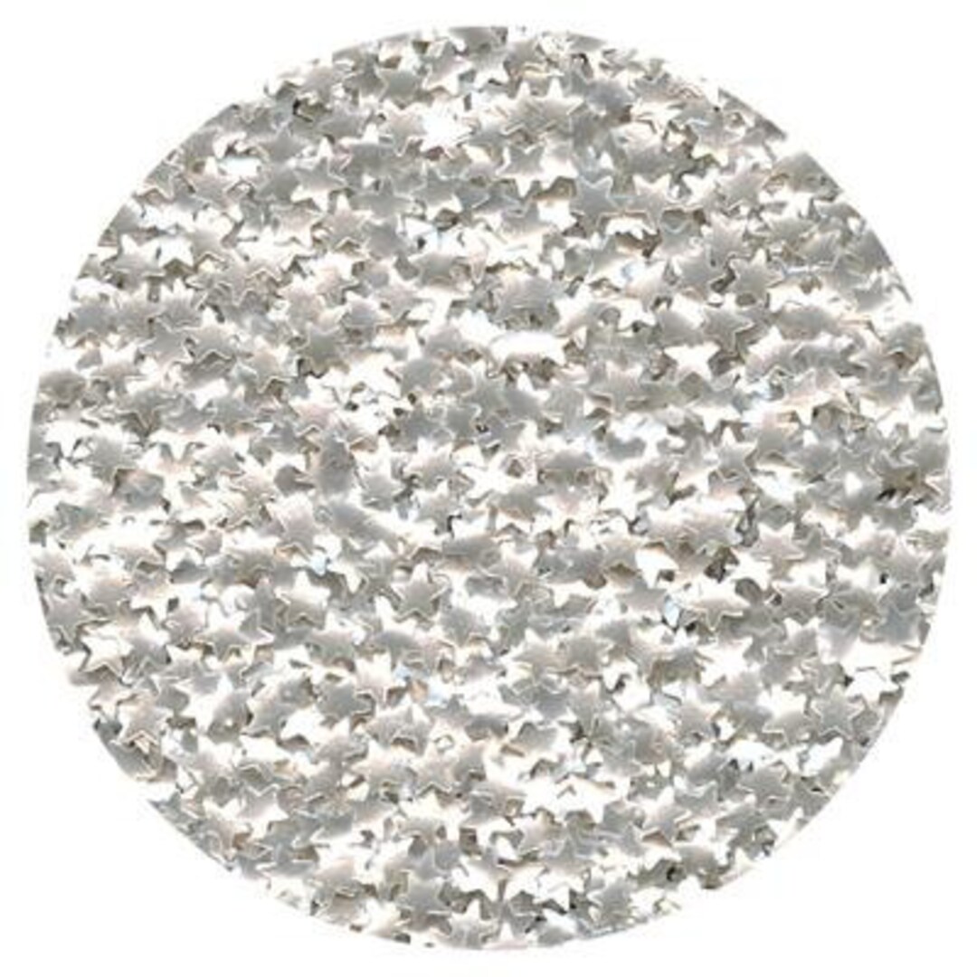Silver Stars 4.5g Edible Glitter CK Products 0.16 Oz KOSHER - Etsy