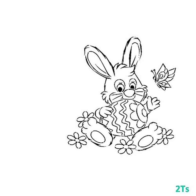 Easter Bunny Stencil Paint Your Own 2 T s Stencils Etsy easter-bunny-stencil-paint-your-own-2-t-s-stencils-etsy