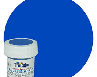 TruColor NATURAL Royal Blue Food Color Powder 0.25 oz (6grams) - Kosher