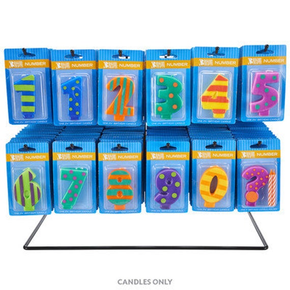 Stripes and Dots Birthday Candles Stripes and Dots Birthday Candles