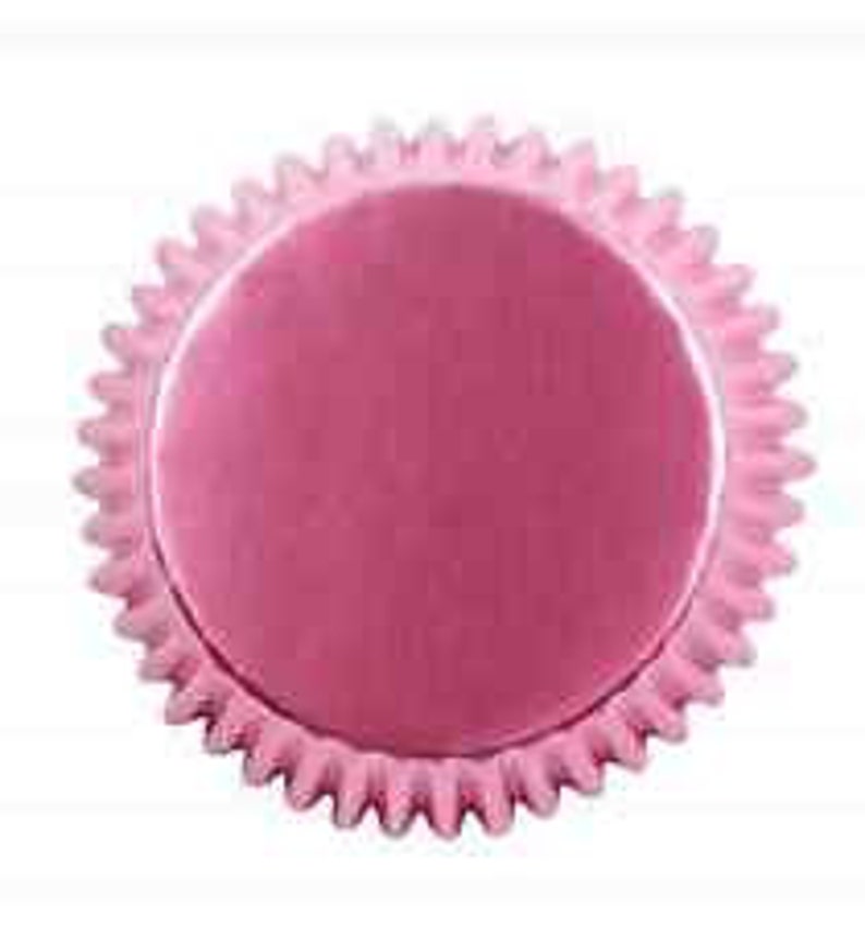 Metallic Pink 30 Cupcake Liners PME image 1