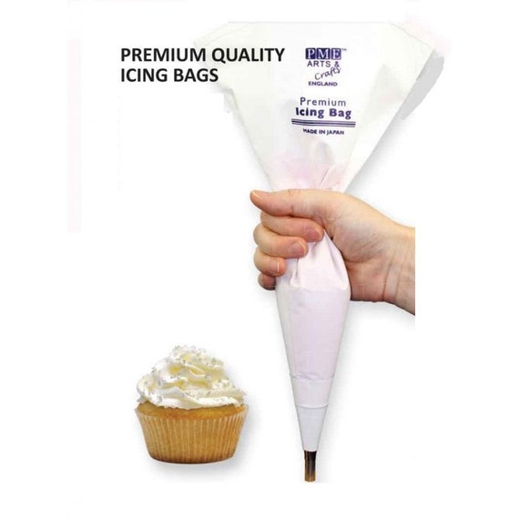 2-Pack Medium Reusable Washable White Dessert Icing Frosting Pastry Piping Bags