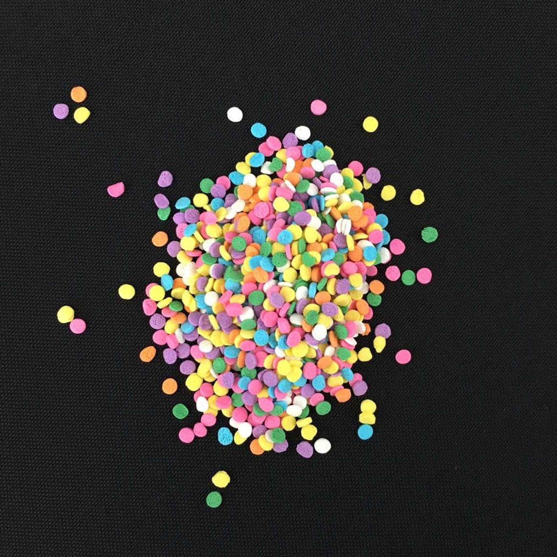 Mini Pastel Confetti Sprinkles 8 OZ Rainbow Sequin 1/8 Etsy