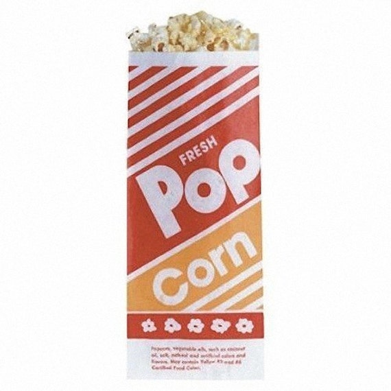 Popcorn cheap paper bags