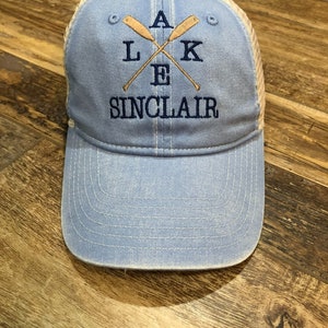 Lake Sinclair Base Ball cap - Embroidered Baseball Cap - Embroidered Baseball cap - Lake Life