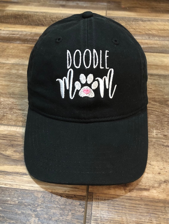 Doodle Mom - Dog Baseball cap -Baseball Cap - Embroidered Baseball cap - Embroidered Fur Mom, Dog Mom, other breeds