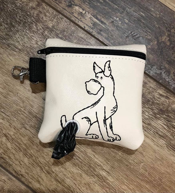 Poop bags that attach to dogs tail hot sale