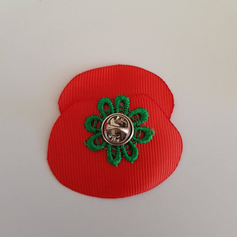 Red Poppy Suit Pin Remembrance Day Poppy Red Jacket Brooch - Etsy