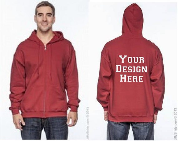 design your own zip hoodie