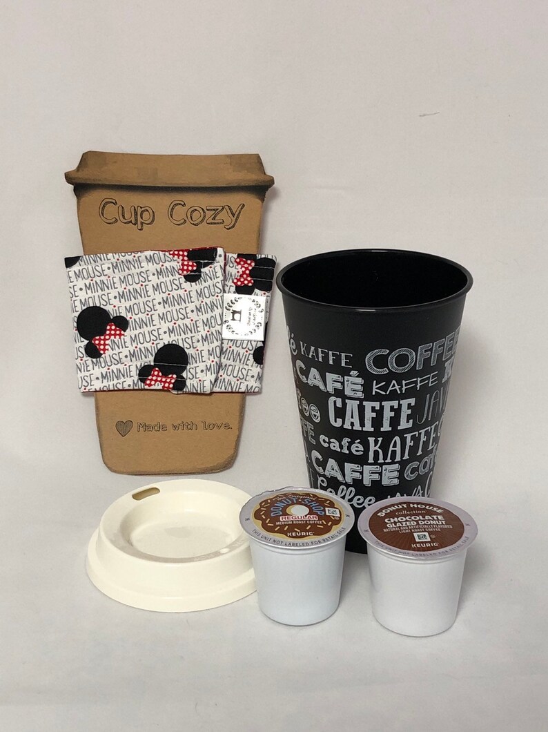 Fortune Card Coffee Sleeve Tea Cozy Birthday Housewarming| Co Snoopy Halloween| Fall |Cup Cozy black cat Handmade Get Well