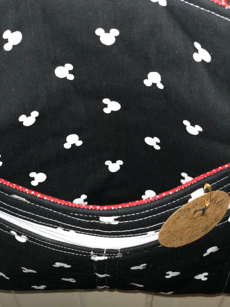 Handmade Crossbody Everyday Bag Disney Tote with Zipper Mickey |Gift |Travel Shoulder Bag On the Go Gift for Her Limited