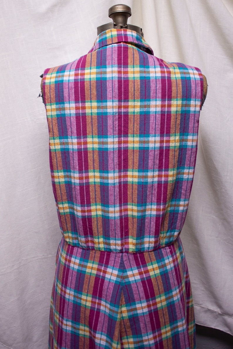 Pink Plaid Picnic Swing Dress image 7