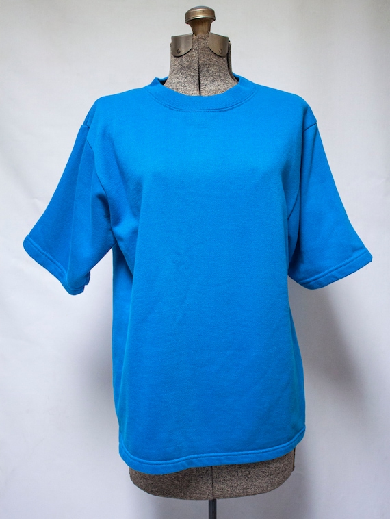 80s Short Sleeve Crewneck Sweatshirt - image 1