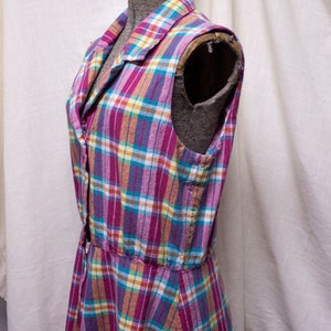 Pink Plaid Picnic Swing Dress image 5