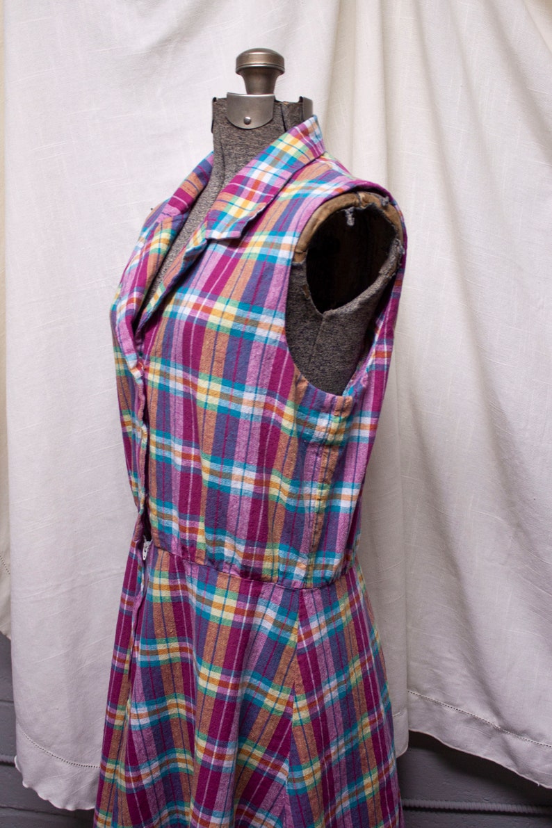 Pink Plaid Picnic Swing Dress image 5