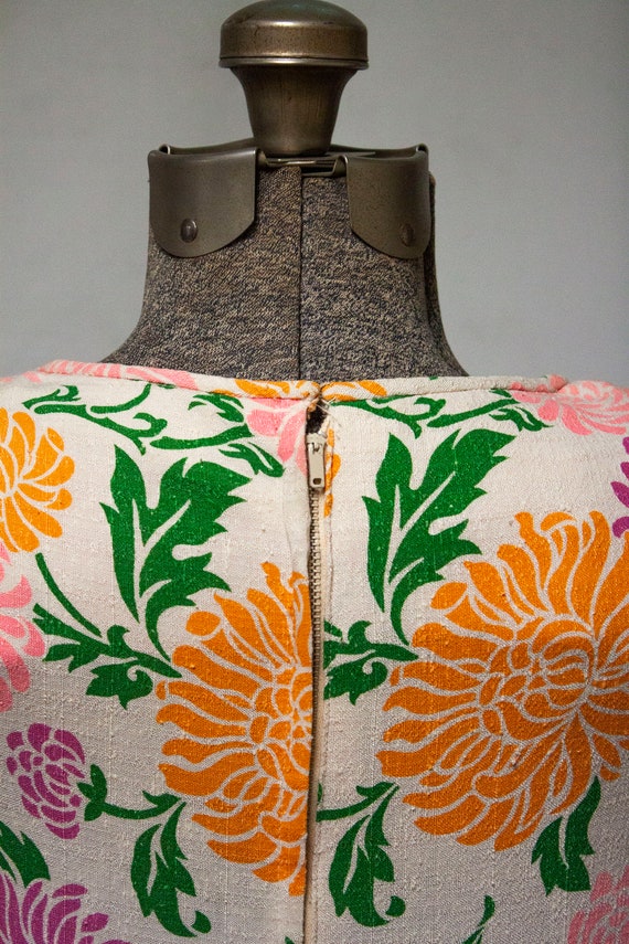 60s Sleeveless Summer Shift Dress - image 7