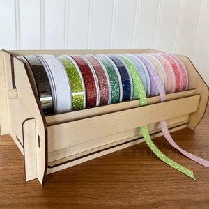 DIY Ribbon Organizer Frame: Pretty and Functional! - Jennifer Maker