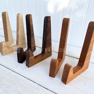 Cutting Board Stand One Pair Cutting Board Display, Butcher Block Display Board Holder, Housewarming Gift, Kitchen Decor, Wood Wedding Gift