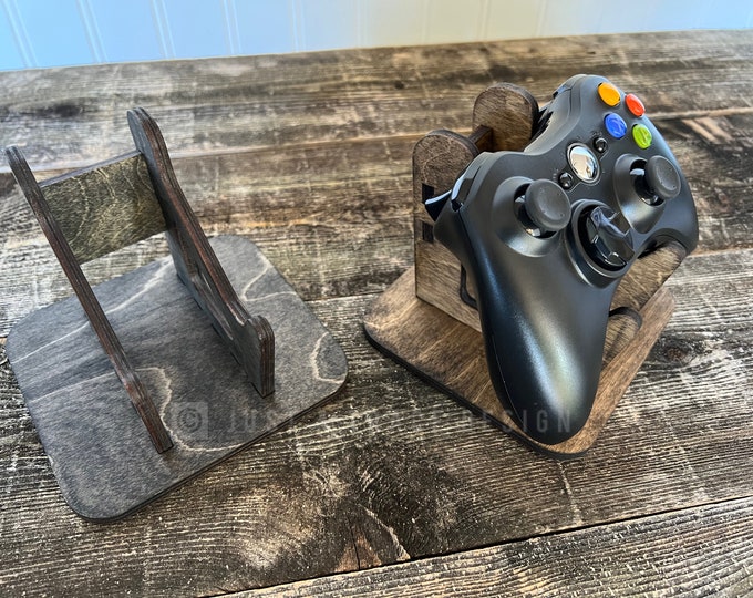 Wood Gaming Controller Stand, Controller Holder, Gamer Stand, Gaming Display, Controller Storage, Gaming Controller Stand, Video Game Stand