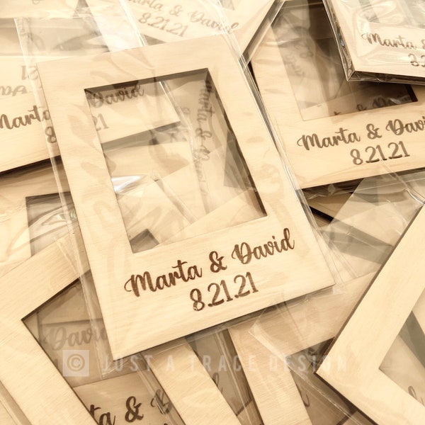 Wedding Favor Frames Etsy