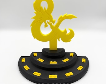 11 Mini Figure Display Stand, DnD Brick Compatible, Collectible Holder