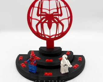 Spider Mini Figure Display Stand, 3D Printed PLA, Holds 11